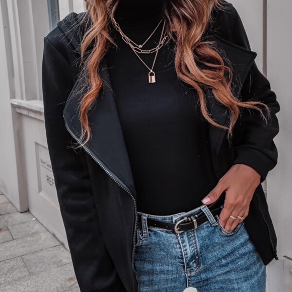 Redwood Minimalist Zipper Hoodie Pocket Jacket Shacket - Picture 5 of 9